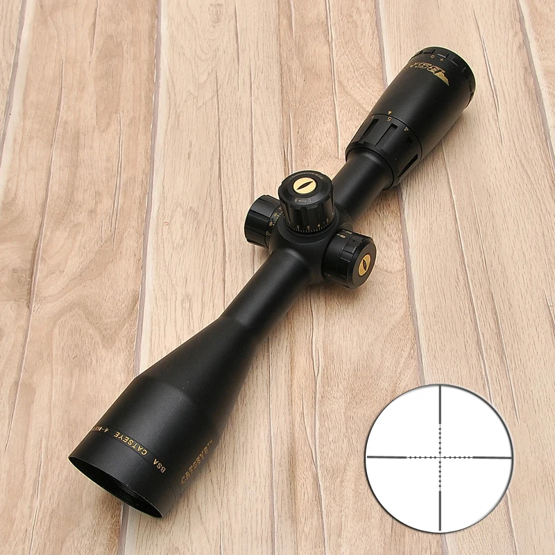 

BSA 4-16X44 SP Golden Letters Tactical Hunting Optical Riflescopes Cat Eys Mot-dot Rangefinder Rifle Scopes Mount for Airsoft