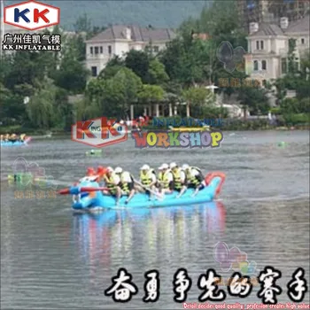 

Inflatable water dragon boat,Water multi-person pontoon custom wholesale