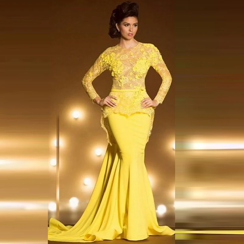 peplum evening gown plus size
