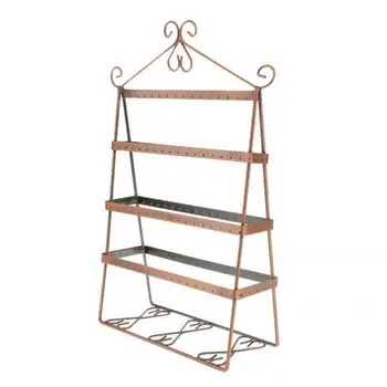 

Retail Shop Earring Jewelry Display Large Stand Holder Organizer Copper