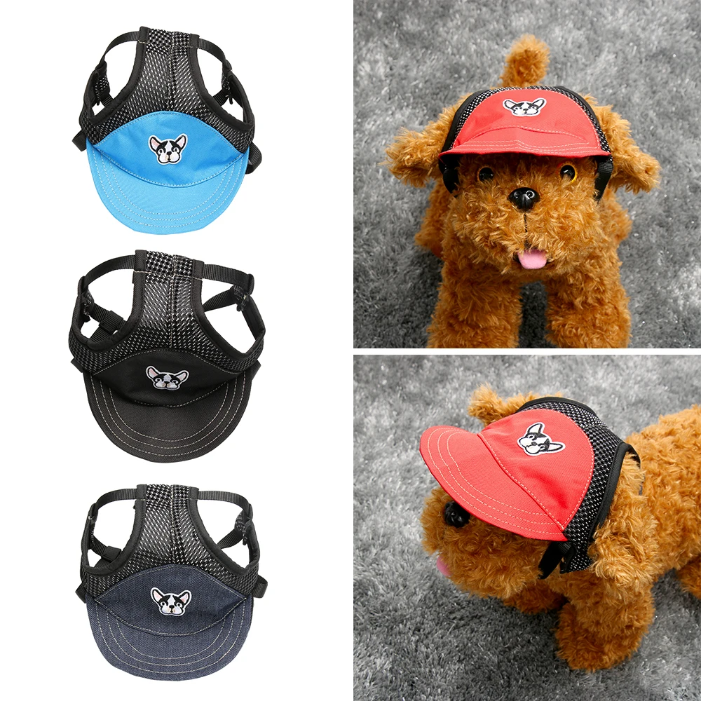 Buy Adjustable Dog Hat With Ear Hole Baseball Cap for