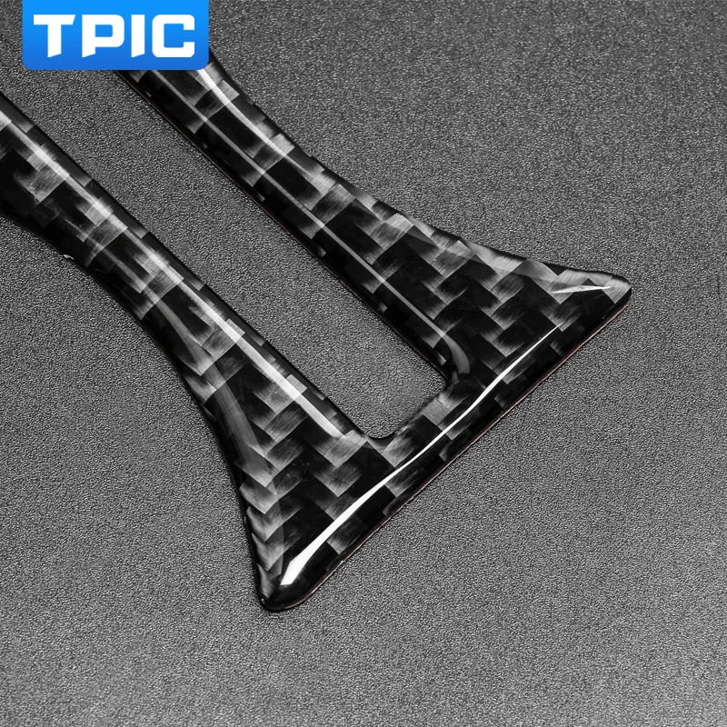 Автомобильные аксессуары TPIC из углеродного волокна подстаканник для интерьера