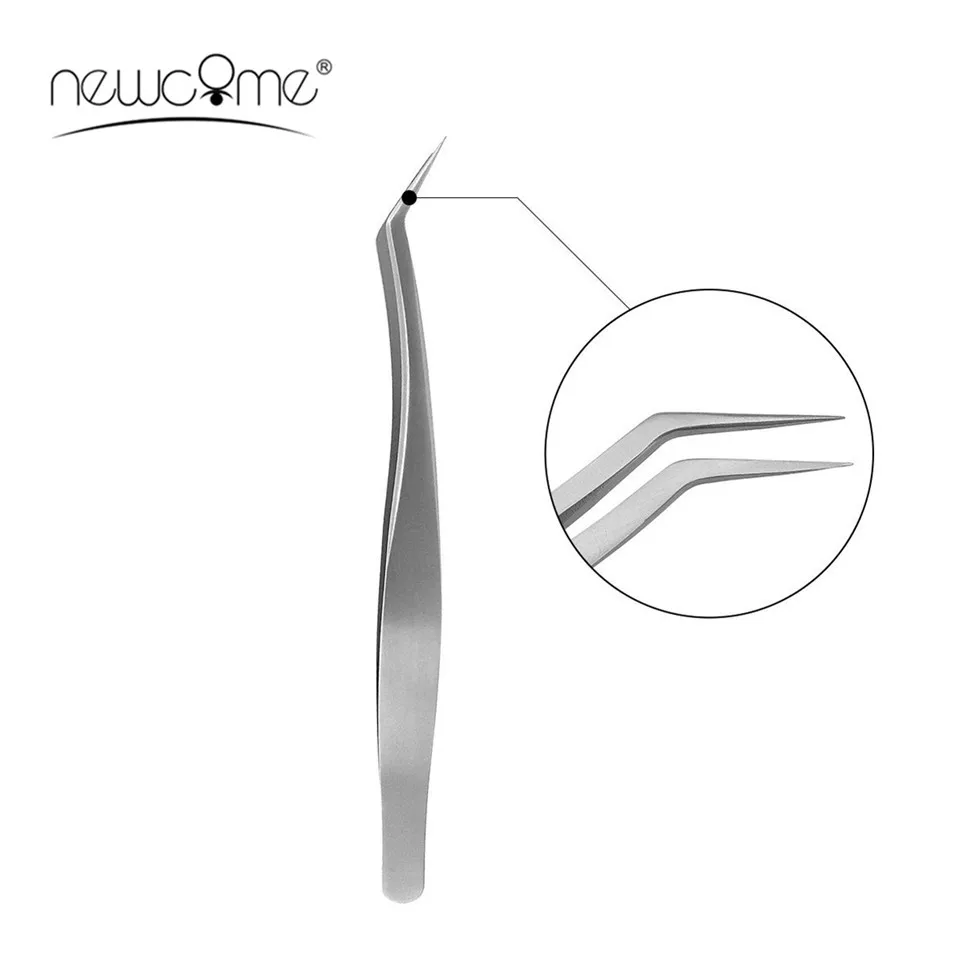 curved tweezer eyelash