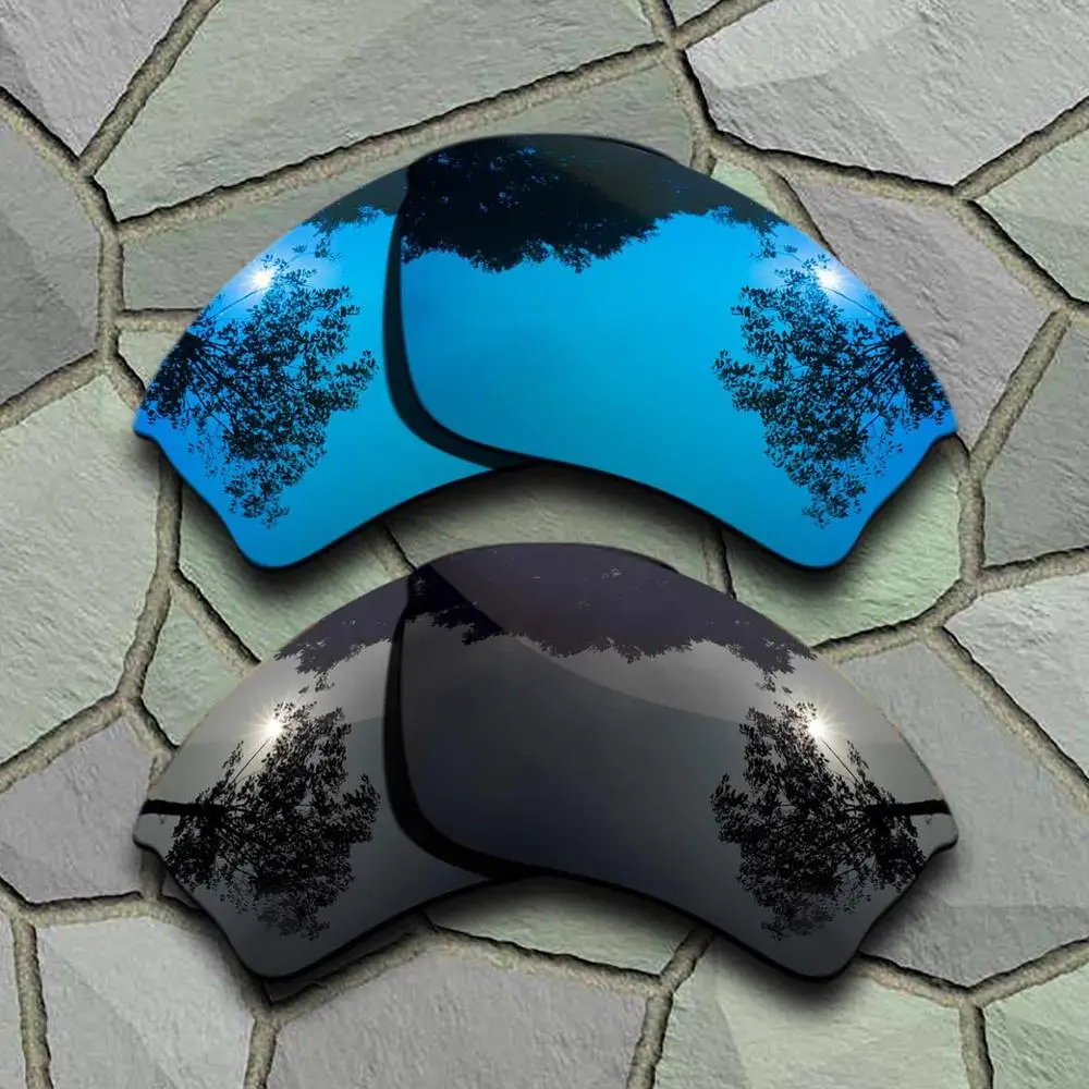 Солнцезащитные очки поляризованные Сменные линзы для Oakley Half Jacket XLJ-variets - Цвет линз: Black-Sky Blue