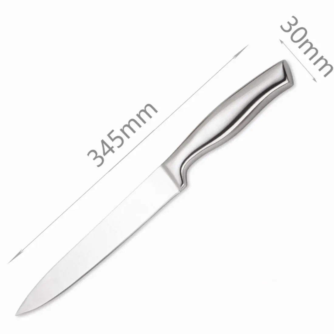 Распродажа, высококачественный острый нож 34,5x3 см, устройство резки овощей и фруктов, кухонный нож шеф-повара