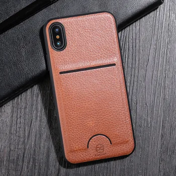 

Leather Case For Iphone X PU Business Cases For Iphone XS Max TPU Soft Back Housing For Apple 7 7plus 8 8plus Coque DropShipping