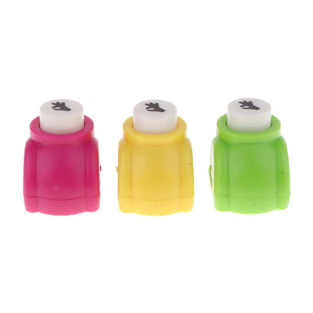 3-Pack АССОРТИ узоров мини-Бумажный перфоратор резак для поделки своими руками и Скрапбукинг карт решений любимый детский игрушка