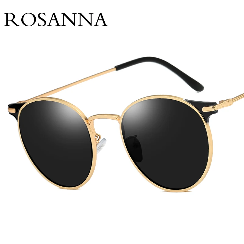 ROSANNA новые модные круглые солнцезащитные очки для женщин винтажные брендовые