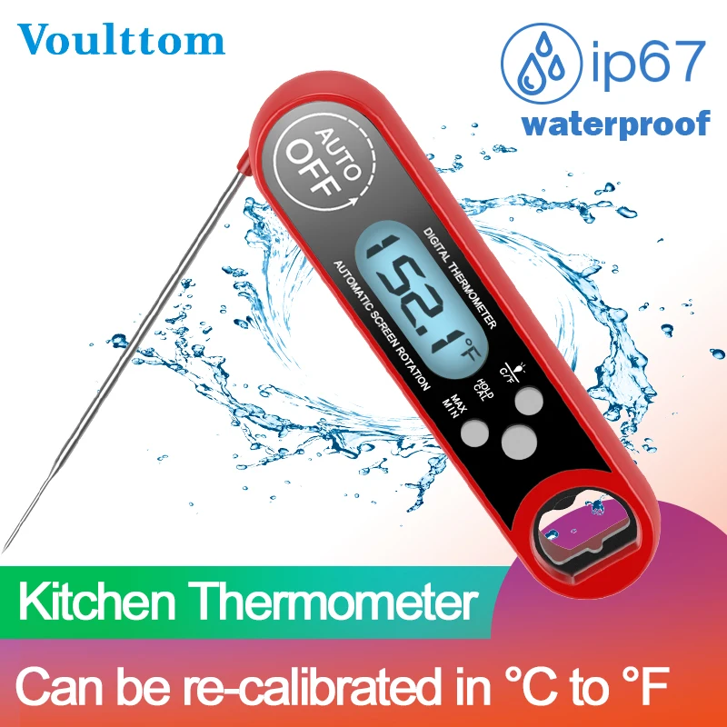 

Smart home for Thermometer Waterproof Digital Kitchen Food Thermometer Temperature Probe Meat Cooking Sensor Tool Bottle Opener