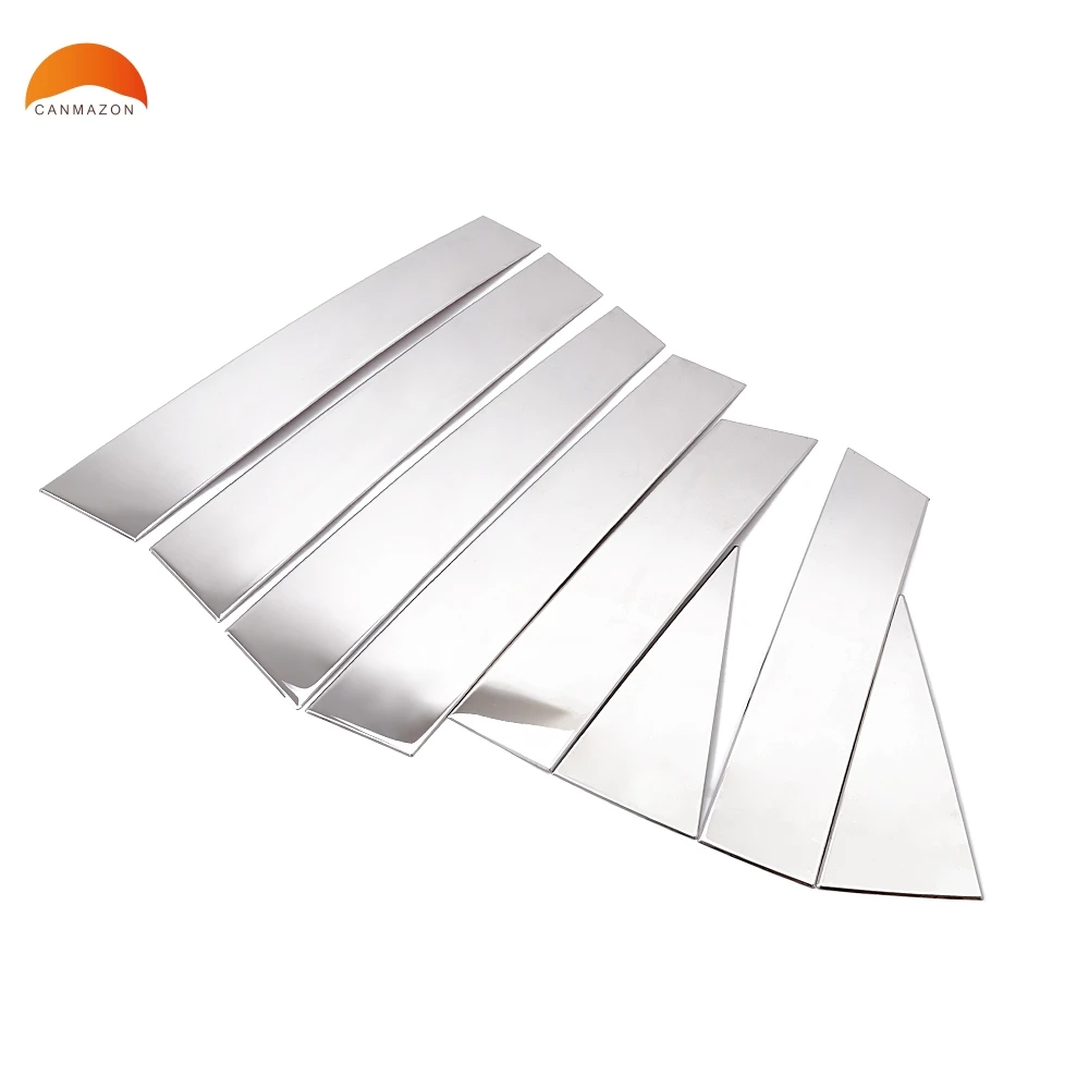 For Nissan X-Trail 2014-2017 Stainless Center Pillar Window Trims Steel Glass Strips B and C Pillars Posts Door Trim 6pcs For Nissan X-Trail 2014-2017 Stainless Center Pillar Window Trims Steel Glass Strips B and C Pillars Posts Door Trim 6pcs