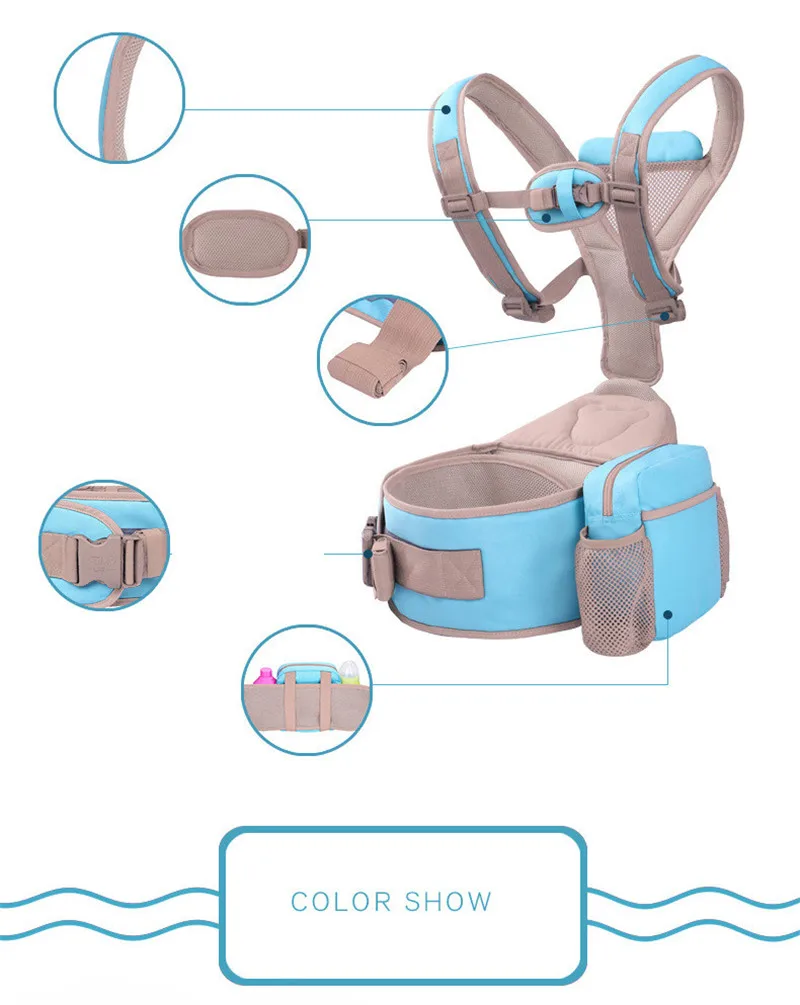 Эргономичный слинг рюкзак для младенцев детский Хипсит слинг передняя сторона кенгуру ребенок несущий Корсет для новорожденных