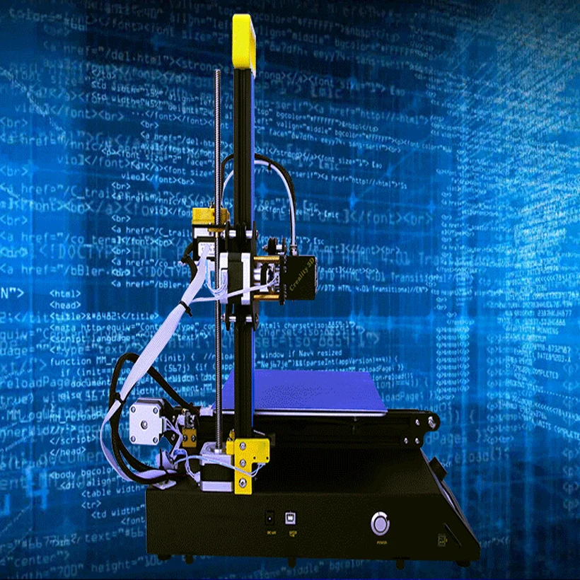 Набор для самостоятельной сборки 3D принтера FDM литье под давлением с ЖК экраном