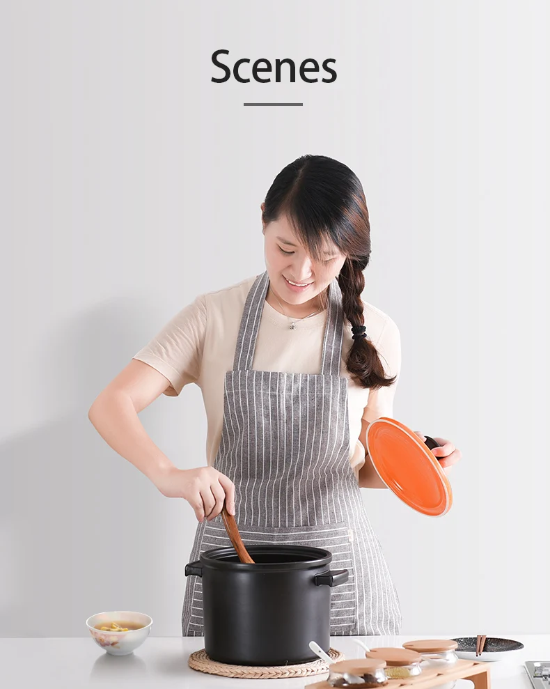 Керамические суповые горшки для индукционных плит, газовая плита, кастрюля для тушения, кастрюля, керамическая кастрюля, кухонная посуда, Cocotte Ceramique