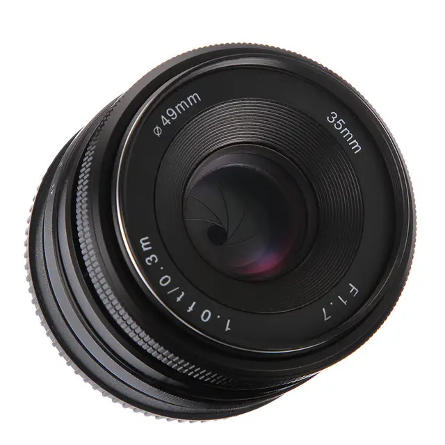 35mm f/1.7 APS C Manual Focus Prime Fixed Lens for FujiFilm Fuji X FX