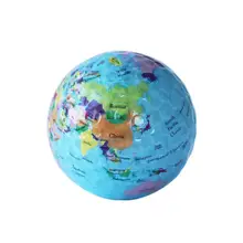 Dropshipping Globe Map Golf Balls Funny Novelty Practice Golf Balls For Kids Men Woman Christmas Birthday Gift Pro