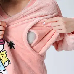 Осень хлопок кормящих комплект рубашка + брюки Одежда для беременных Грудное вскармливание Пижамный костюм для беременных hamile pijama roupas де
