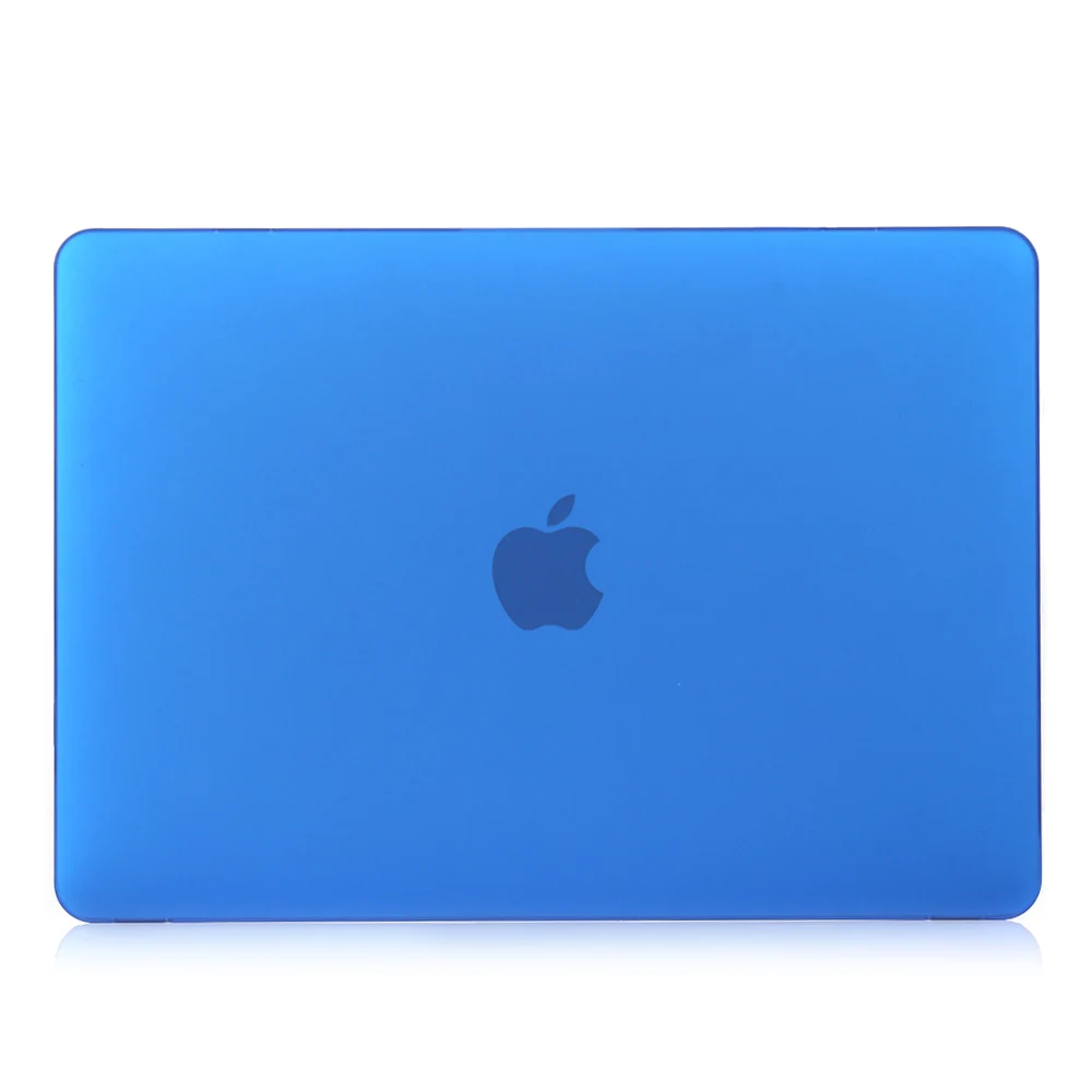 Чехол для ноутбука Apple, прорезиненный(матовый) жесткий чехол для Mac Book белый 1" MC 516 MC207 A1342 крышка клавиатуры - Цвет: Dark Blue