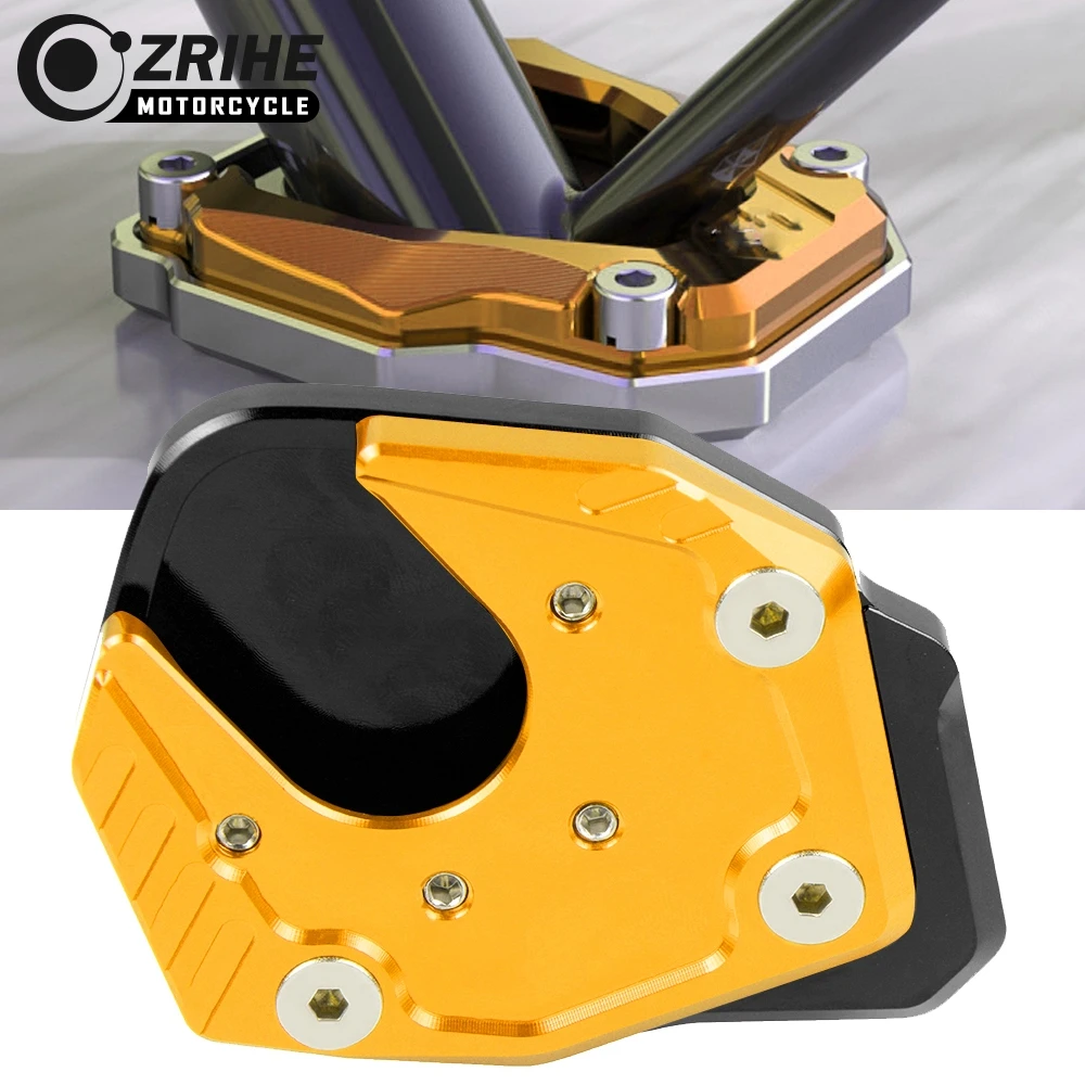 

Motorcycle Accessories CNC Kickstand Side Stand Plate Extension Enlarger Pad For Honda X-ADV XADV 2017 2018 NC750X/S 2017-2019