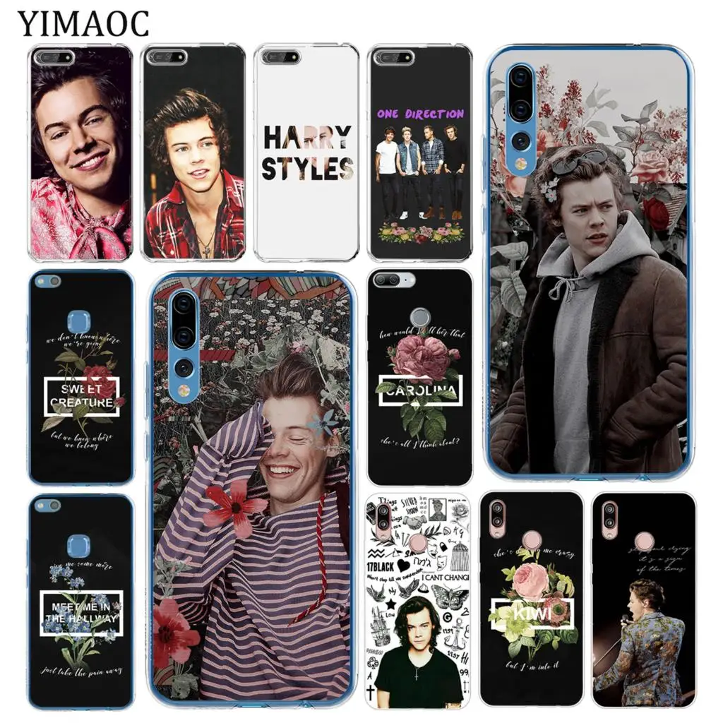 

YIMAOC Harry Styles One Direction 1D Soft Silicone Case for Huawei P20 Pro P10 P9 P8 Lite 2015 2016 2017 P smart 2019 Cover