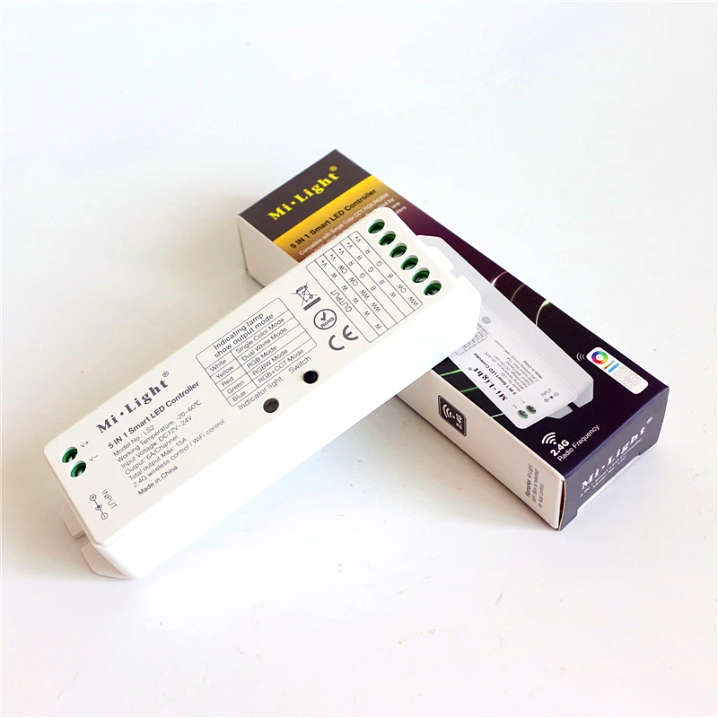 Новое поступление DC 12 V 24 15A Mi Light LS2 5 в 1 умный светодиодный контроллер для