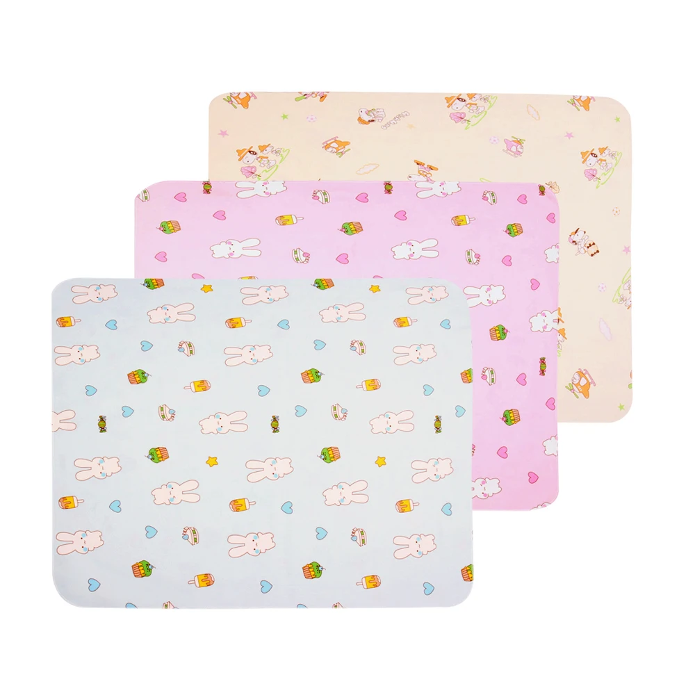 

1 Piece Baby Urine Pad Reusable Baby Waterproof Bed Pad Baby Changing Mat Flannelettet Soft And Water Absorption