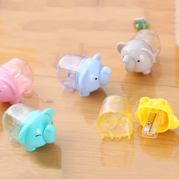 

1Pc Cute Single Hole Pencil Sharpener Kawaii Elephant Pencil Sharpener For Kids Girls Back To School Supplies Korean Stationery