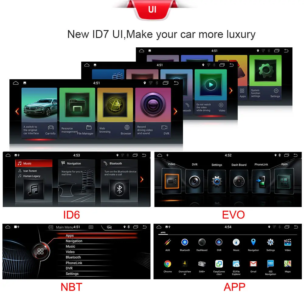 Perfect ID7 IPS Android 9.0 6 Core car dvd player gps navigation for BMW 3 Series E90/E91/E92/E93 with video radio wifi USB SD GPS map 4