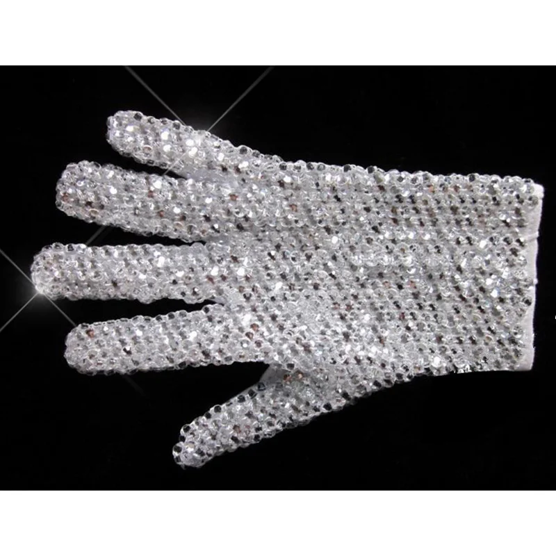 お気に入り Both Jackson Michael Mj Rare Side Crystal Silver Rhinestone ミュージシャン