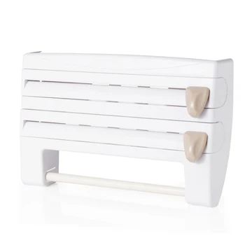 

Wall Roll Aluminum Foil Dispenser Paper Film Kitchen Paper Spice Shelf Holder