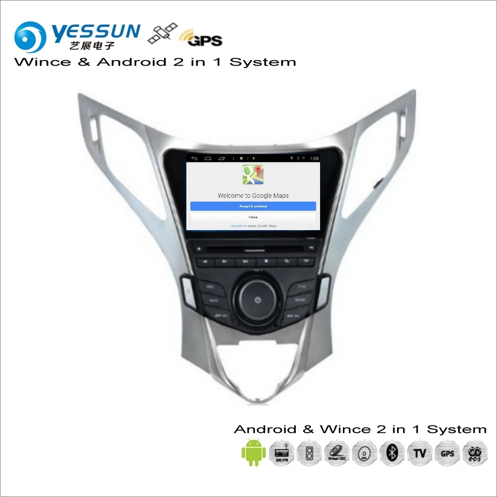 YESSUN для hyundai Azera/Grandeur 2011~ автомобильный Android мультимедийный радио CD dvd-плеер gps Navi Навигация Аудио Видео Стерео