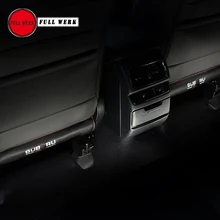 1 пара, микрофибра, кожа, автомобильное сиденье, защита от детей, коврик, защита для Subaru Legacy 16-19, Outback 15-19, аксессуары