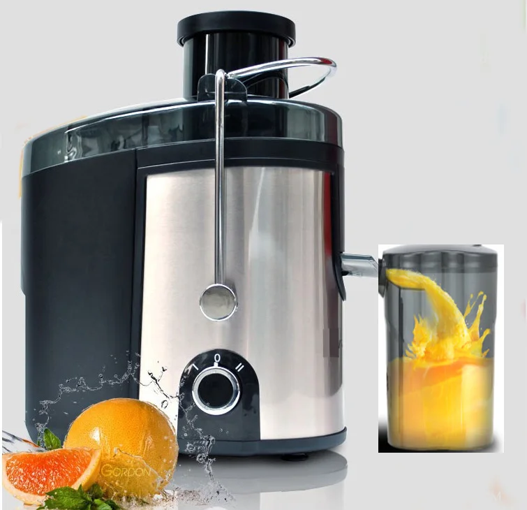 

fast shipping New Stainless Steel Automatic Slow Juicer Fruit Juice Extractor Squeezer of Kitchen Appliances