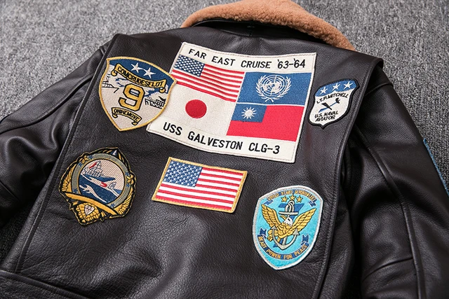 2018 Brown Men TOP GUN pilot Kurtka skórzana wełna kołnierz plus rozmiar XXXL oryginalna skóra bydlęca zima rosyjski Aviator płaszcz Darmowa wysyłka tanie tanio Mężczyzn Skórzane zamszowe Kołnierz skrętu Na MAXMACCONE Poliester Wojskowych Appliques zamki błyskawiczne kieszenie 2018 Brown Men TOP GUN pilot Kurtka skórzana wełna kołnierz plus rozmiar XXXL oryginalna skóra bydlęca zima rosyjski Aviator płaszcz Darmowa wysyłka tanie tanio Mężczyzn Skórzane zamszowe Kołnierz skrętu Na MAXMACCONE Poliester Wojskowych Appliques zamki błyskawiczne kieszenie