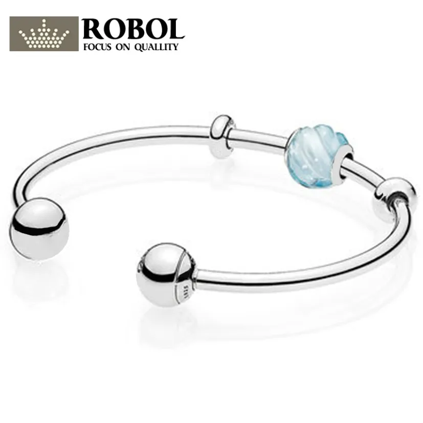 

Original 100% 925 Silver Charm 1:1 Version Reflexions Collection Charm Beads Copy Jewelry For Women 1:1 With Logo Bracelet