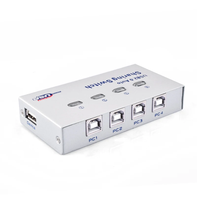 Выключатель usb 4 в 1 автоматический выключатель USB для совместного использования