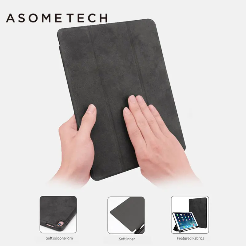 Для ipad Air 1/2 планшет Fundas Магнитная откидная подставка смарт-чехол с встроенным гнездом для карандаша Apple для ipad Pro 9,7 чехол с функцией автоматического сна