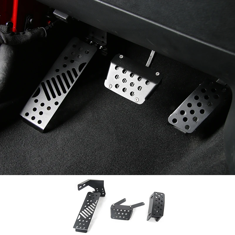 MOPAI Metal Car Interior Accessories Brake Pedal Pads Foot Rest Pedals
