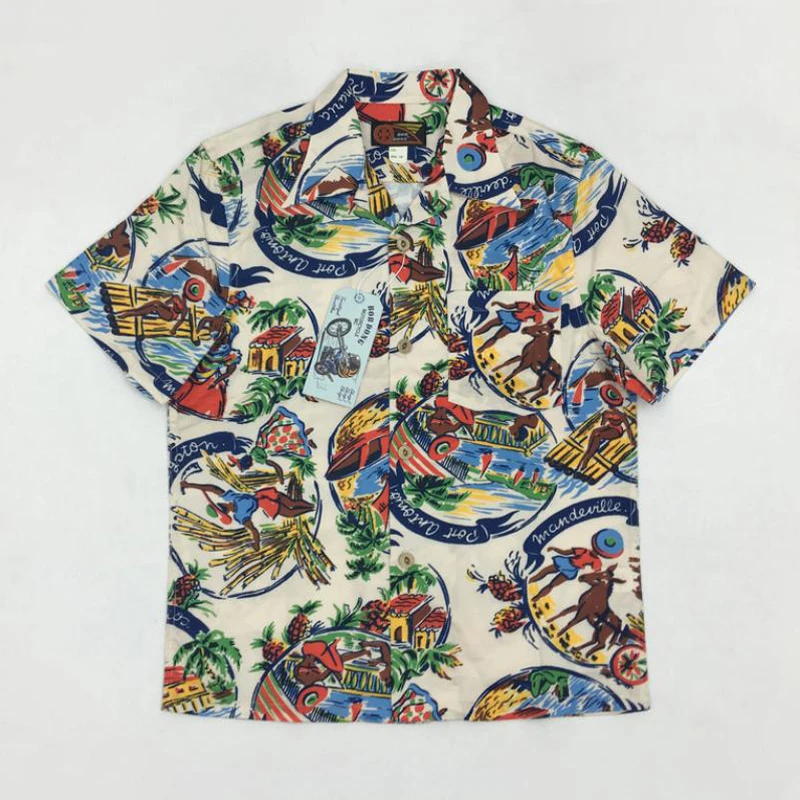 Aborigin Aloha Hawaii Kemeja 