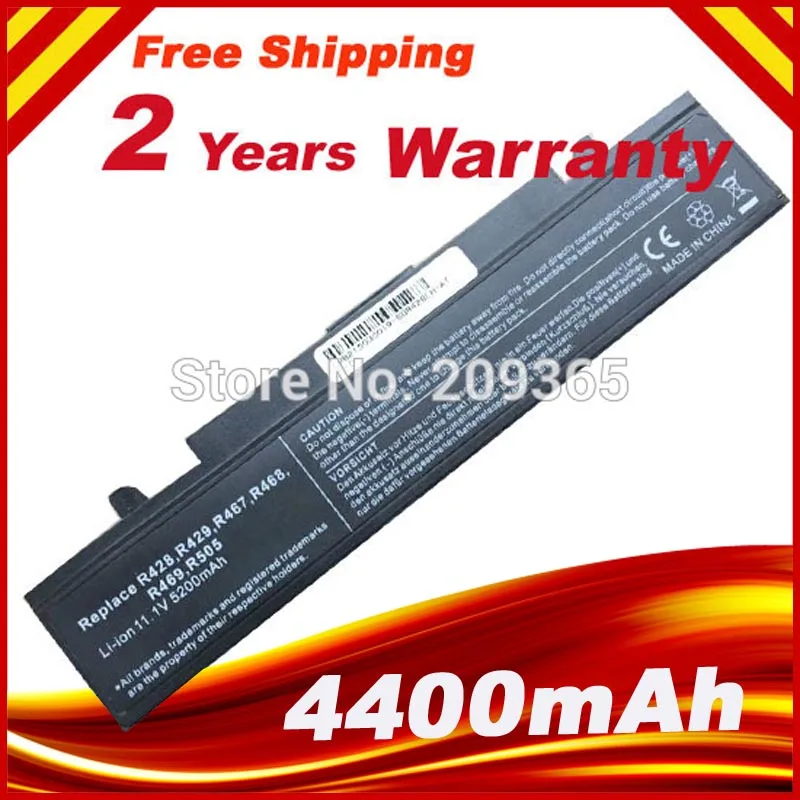 High Quality NEW 6 CELL Laptop Battery For Laptop R468 R458 R505 R522 Q322 R580 AA