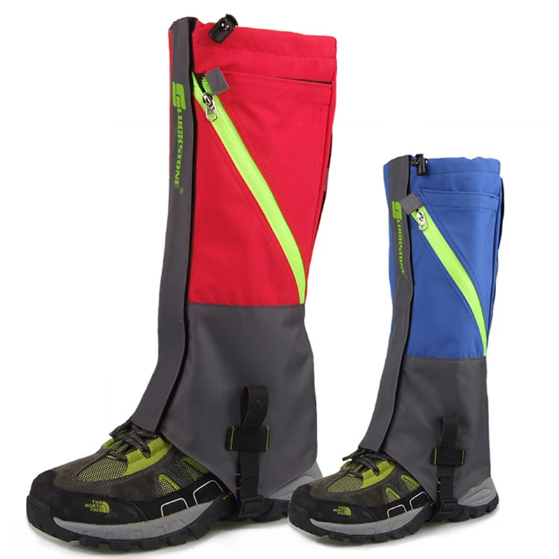 

New Winter & Autumn Outdoor 2 Layers Waterproof Camping Hiking Snow Leg Gaiters For Outdoor Skate Skiing Walking Shin LegNew