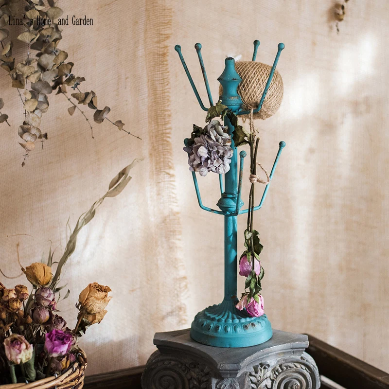 pylons design rustic antique handmade decorative metal shelf
