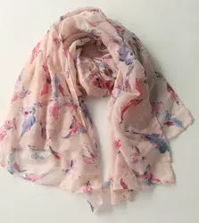Мода 2017 г. птица шарф Для Женщин Животного Шарфы для женщин и платки Обёрточная бумага леди хиджаб глушитель Бесплатная доставка