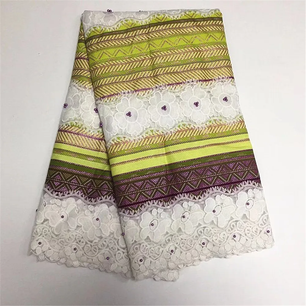 

Top Selling guipure lace fabric African ankara cord lace fabric for nigerian wax lace fabrics women party dress lace182