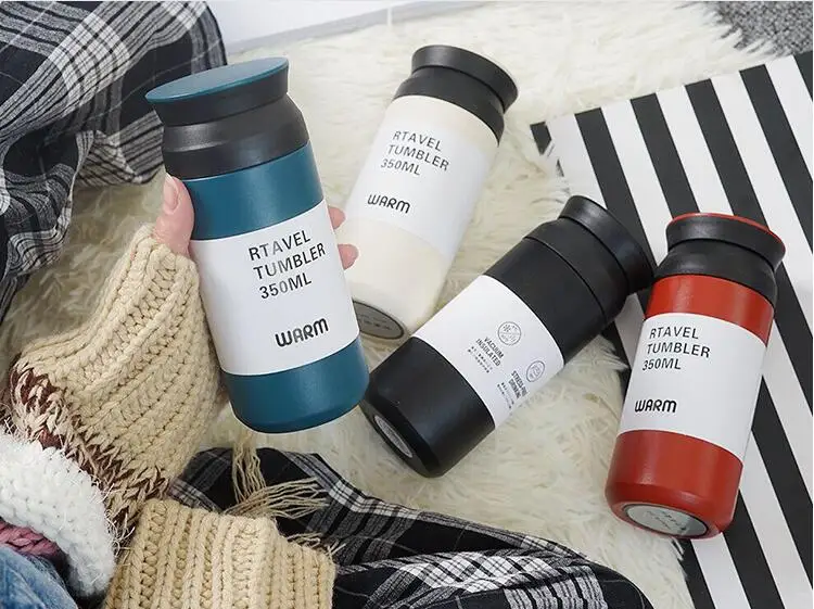 300ml Stainless Vacuum Flask Travel Cups Coffee Tea Mugin Vacuum