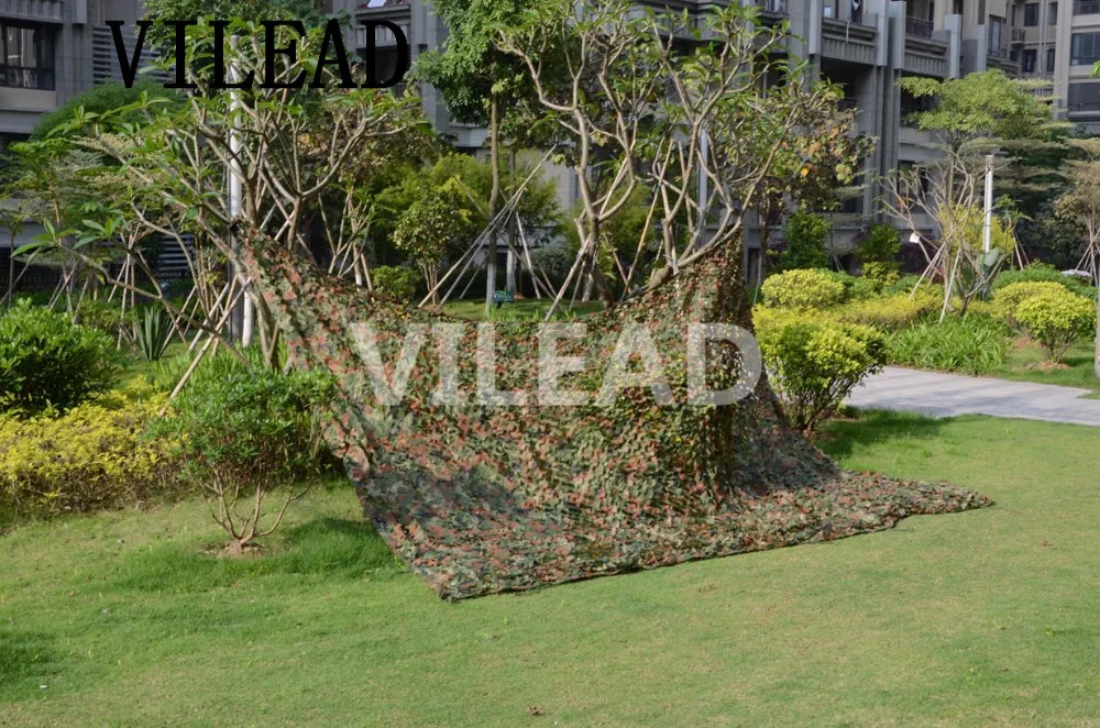 

VILEAD 1.5M x 7M (5FT x 23FT) Woodland Digital Camo Netting Military Army Camouflage Net Jungle Shelter for Hunting Camping Tent