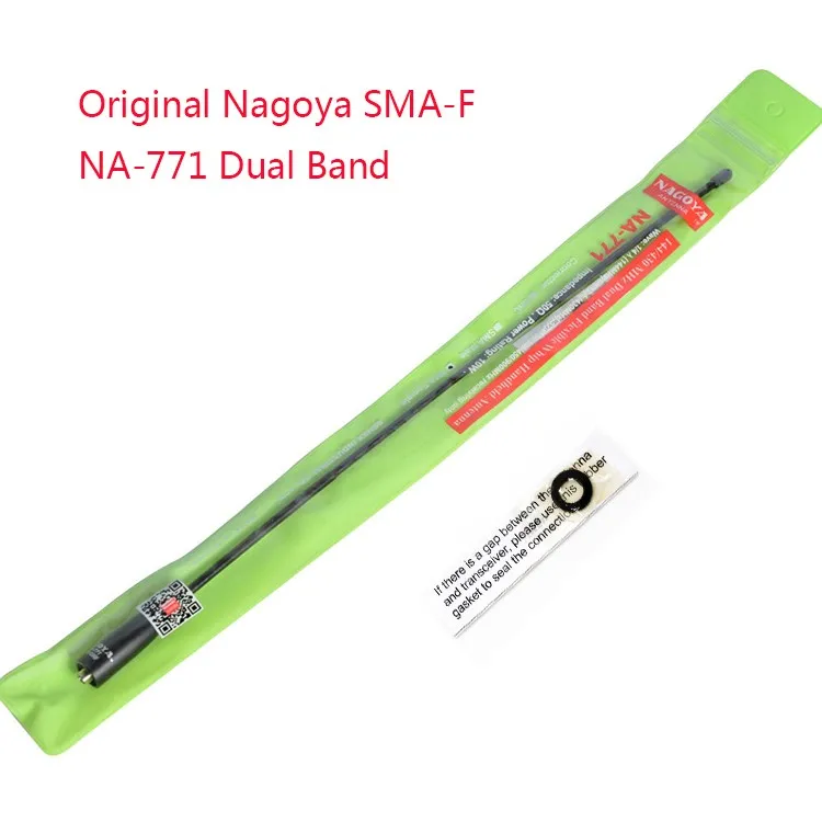 Original Nagoya Na-771 SMA-F 144 430Mhz Dual Band VHF UHF Antenna For Kenwood WOUXUN Two Way Radio Baofeng UV-5R Uv-82 TK-3107 WALKIE TALKIE Antenna (1)