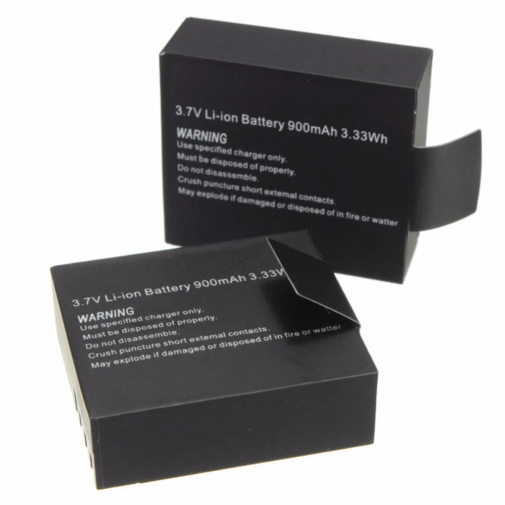

2pcs/set 900mAh Battery for SJCAM SJ 4000 5000 SJ4000 SJ5000 SJ6000 Camera Sport Camera DV Accessories 3.7V