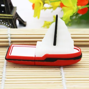 

Mini Ship USB Flash Drive cartoon sailing boat memory stick creative pen drive 4GB 8GB 16GB 32GB 64GB pendrive free shipping