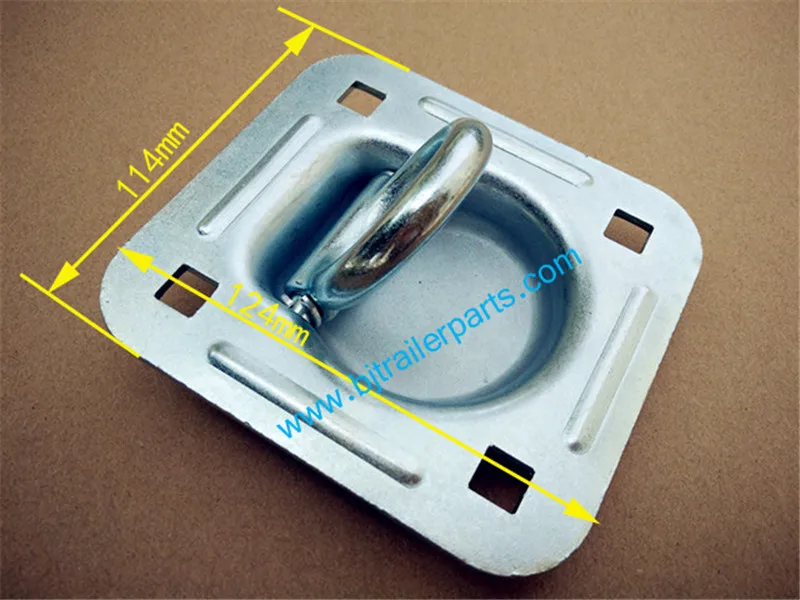 RECESSED TIE DOWN D RING ATV TOY HAULER TRAILER RING
