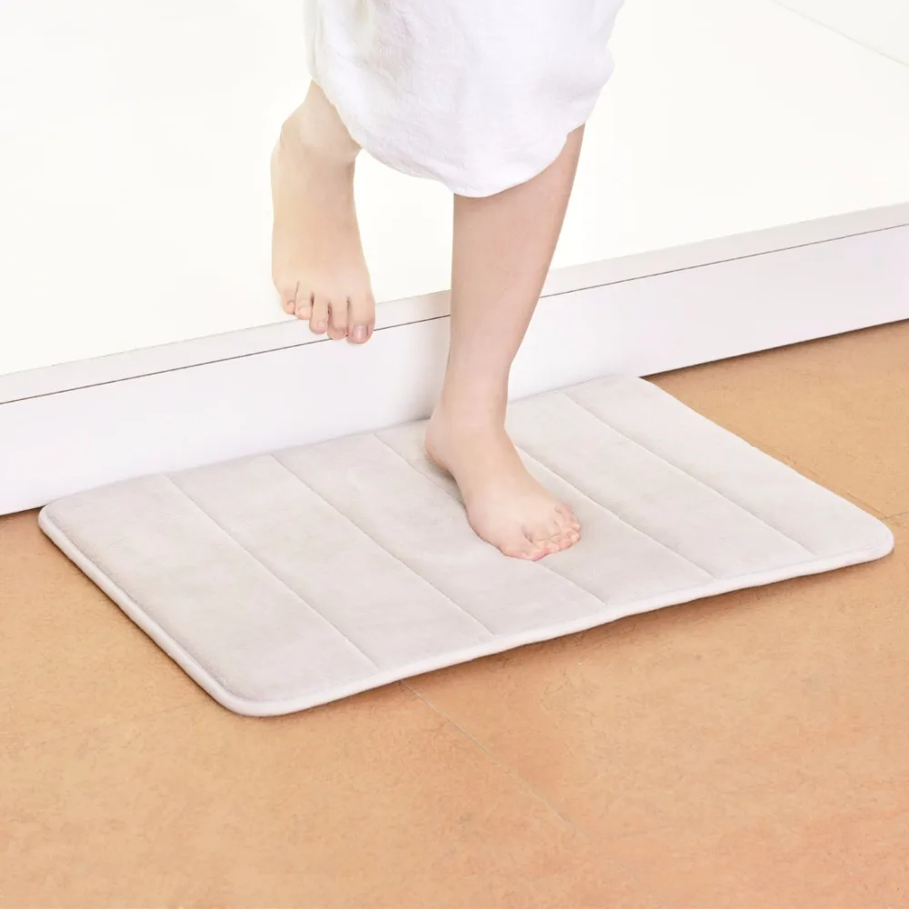 Коврик напольный из пены с эффектом памяти 40 х60 см|memory foam mat|bathroom floor matmemory bathroom |